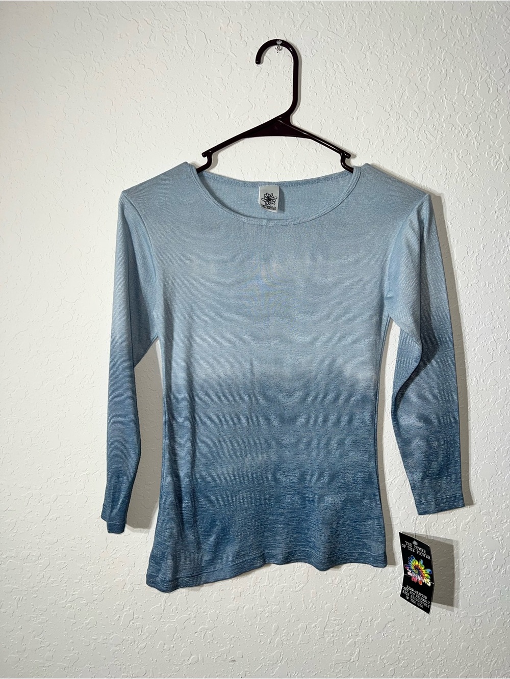 Girls' Gradient Blue Long Sleeve Tee - (Brand Unspecified)